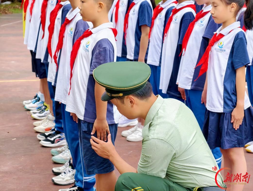 长沙市开福区清湾小学:国防教育润童心 北斗励志强少年