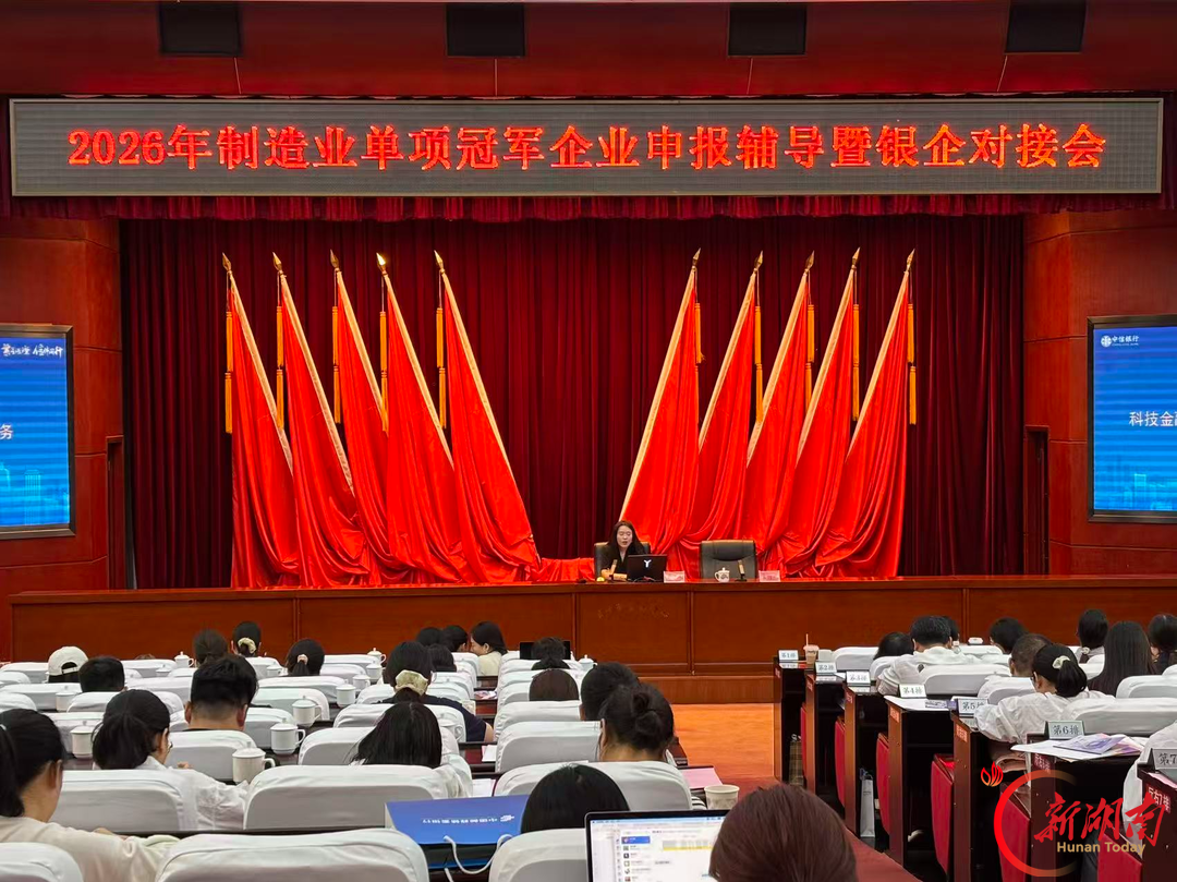 持续“攀高向新” 赋能企业发展——长沙市开展单项冠军申报辅导暨银企对接活动