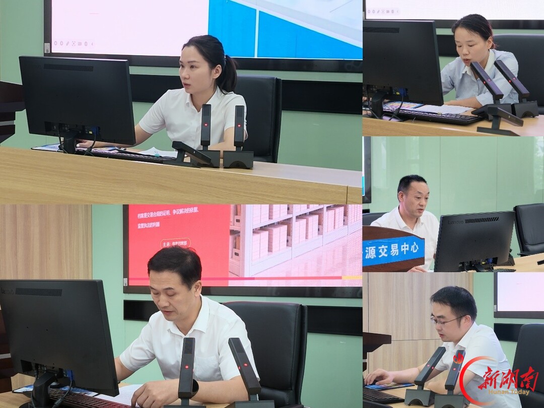 湘潭市公共资源交易中心：骨干上台授课，随堂闭卷测试，抓实业务培训迎新规
