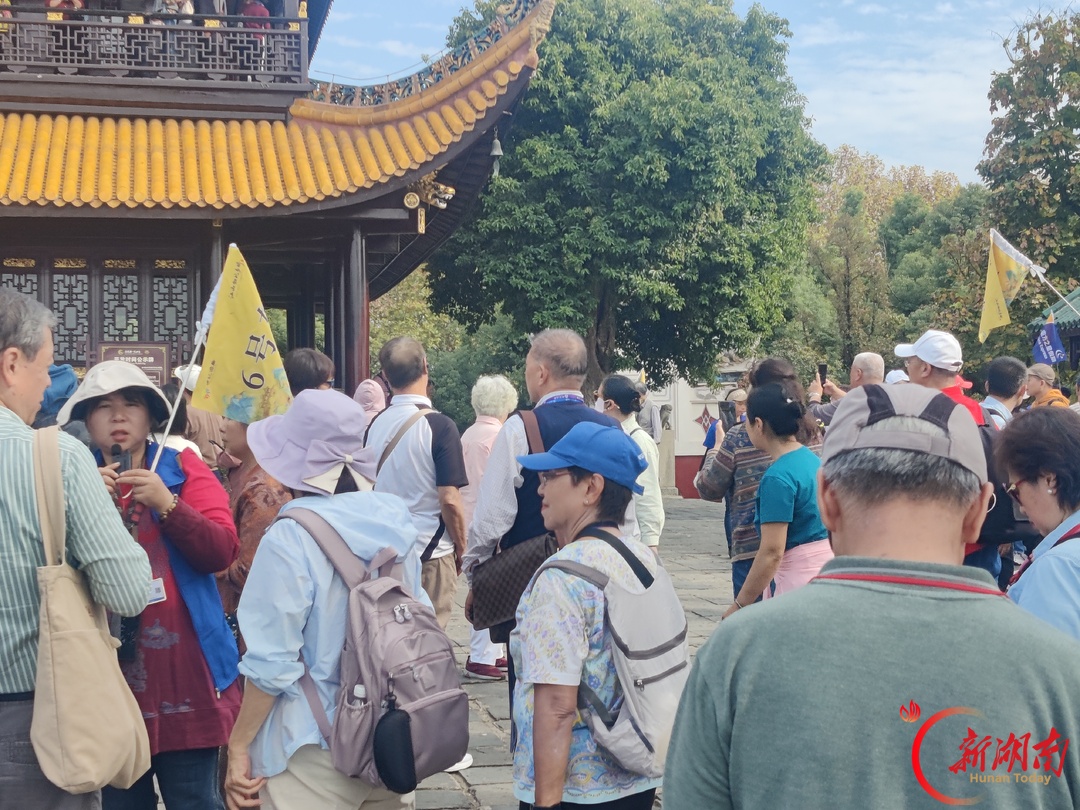 长江游轮组团登陆岳阳!国庆 7 天 9 船到港,3000 名中外游客开启旅程