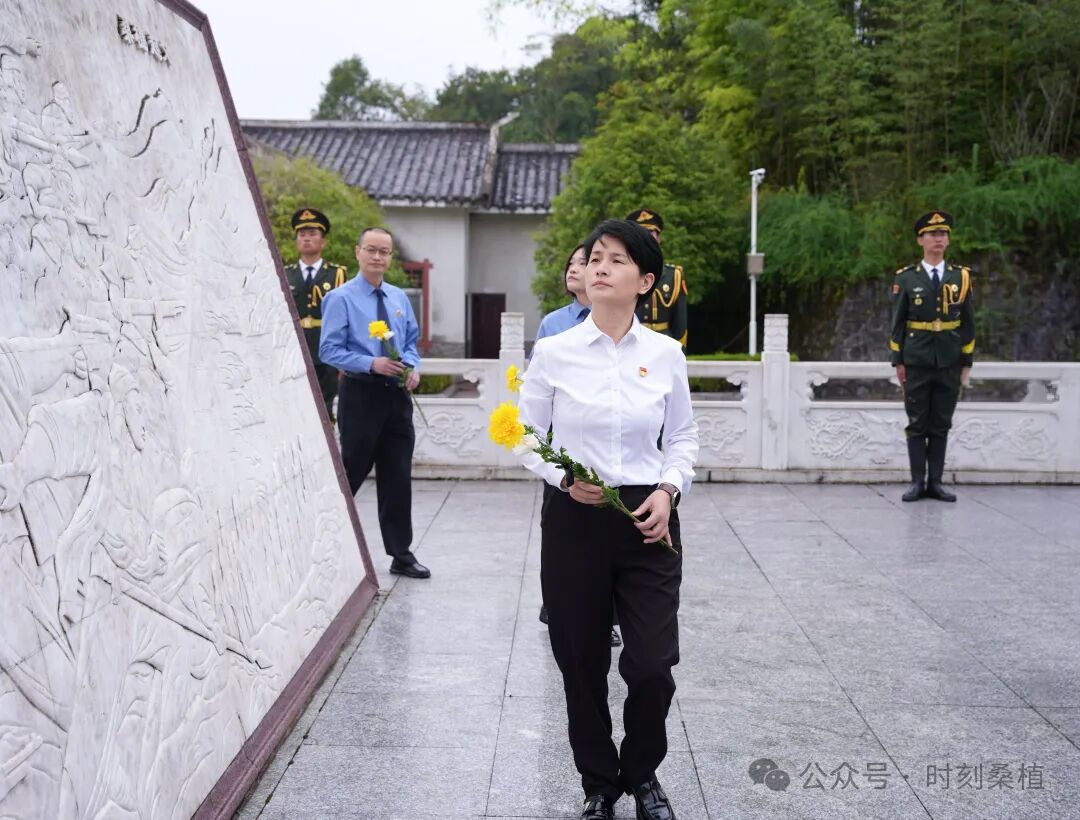 桑植县举行2026年烈士纪念日烈士公祭暨散葬烈士集中迁葬仪式