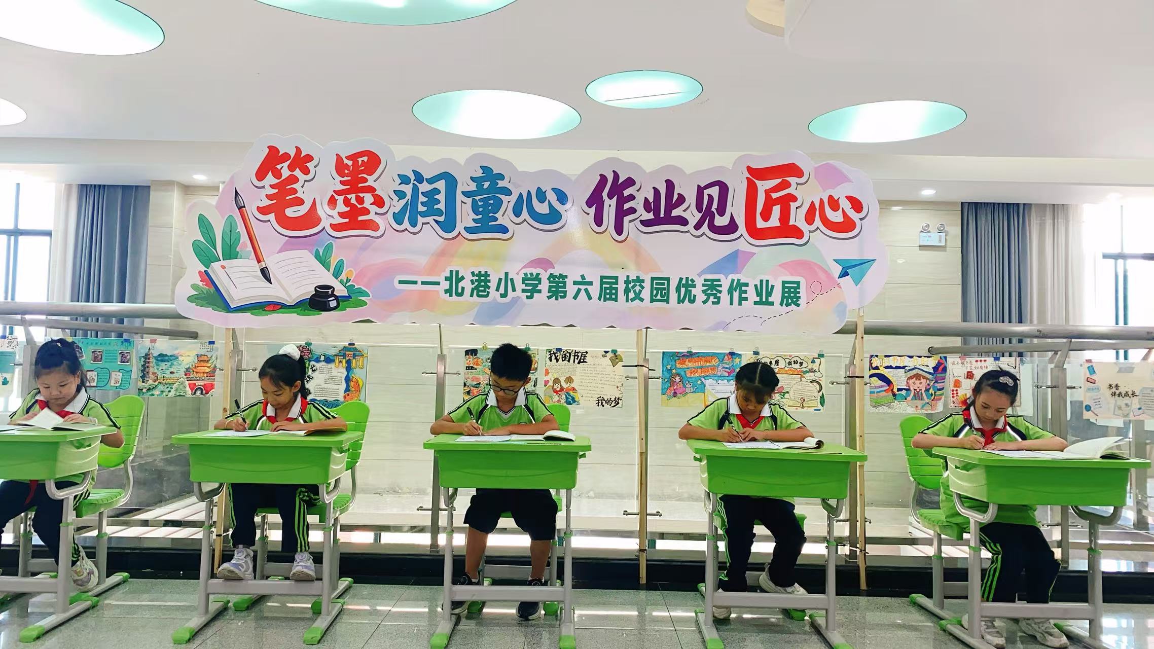 岳阳市岳阳楼区记北港小学举行2026年下学期优秀作业展