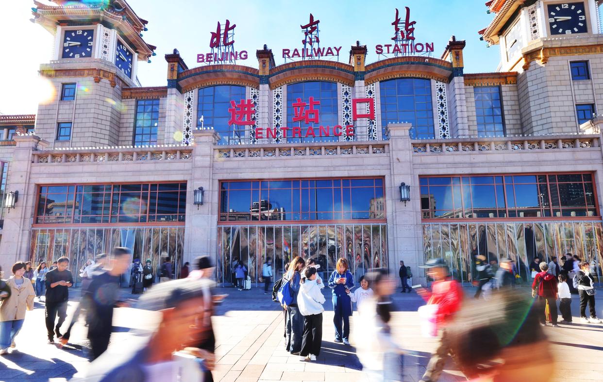 北京各大火车站提供“快速进站”服务,方便“卡点”旅客赶车