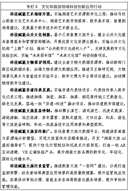 《湖南省“十五五”文化和旅游发展规划》(全文)