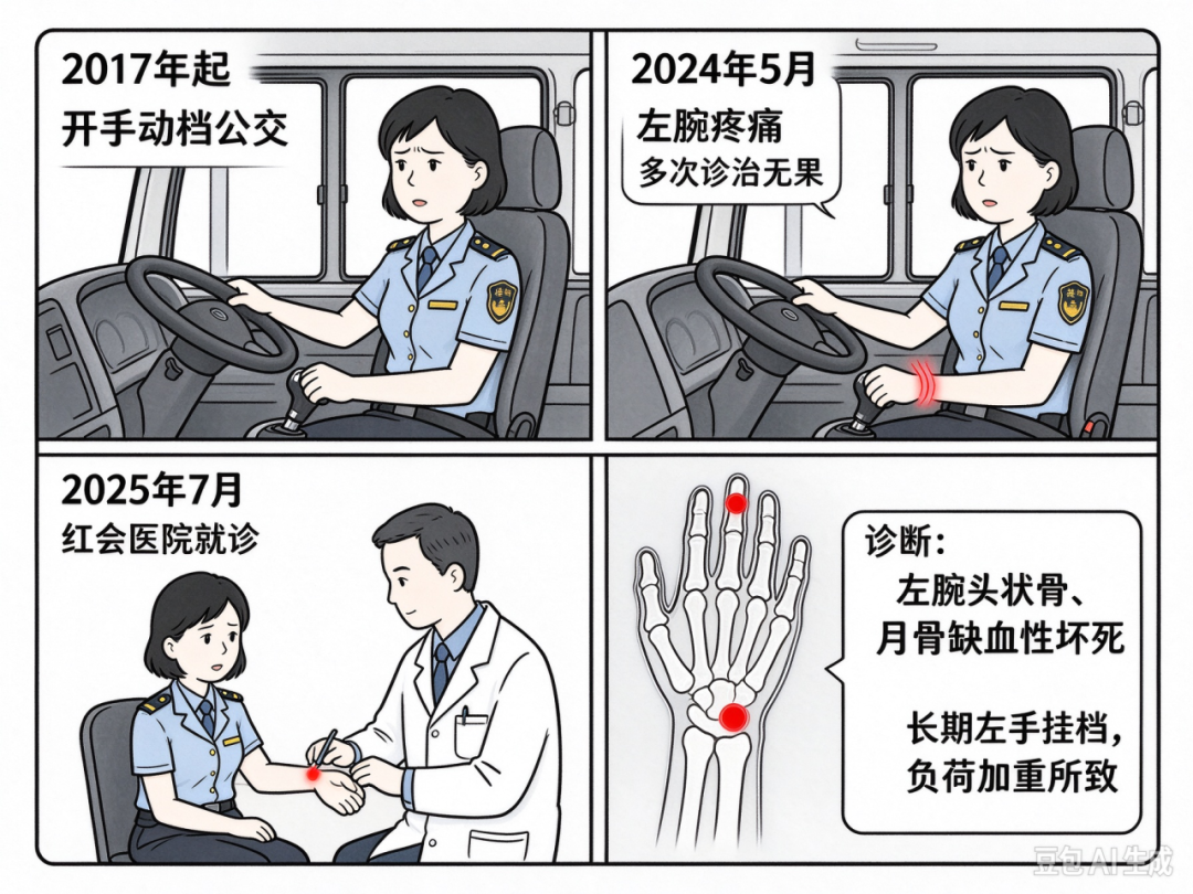长期驾车致“骨坏死”,算工伤吗?人社局、法院给出一致结论