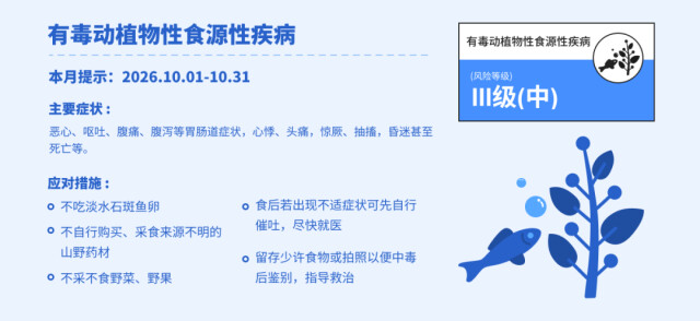 10月份哪些疾病风险高?湖南疾控提醒来了