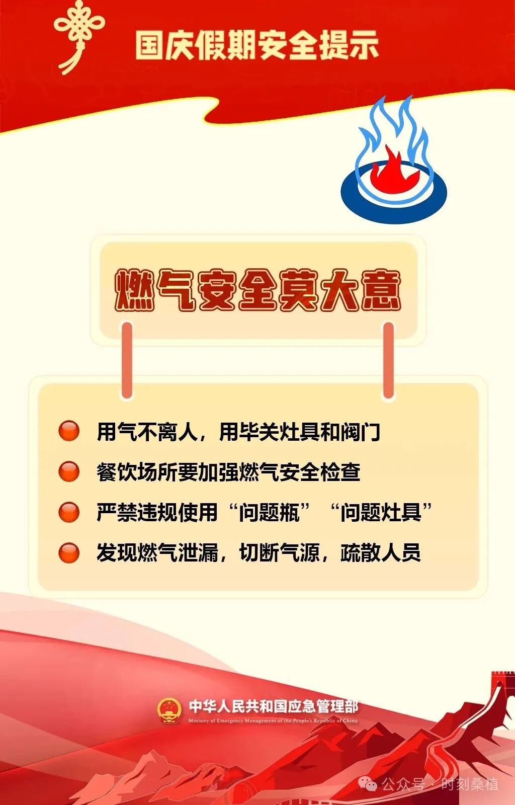 国庆假期安全提示