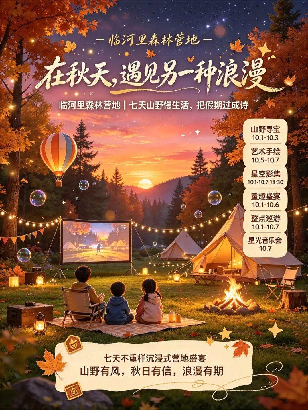 来副中心打卡森林营地!山野寻宝、音乐电影、玩偶巡游全安排~