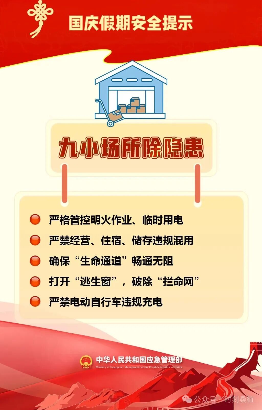 国庆假期安全提示