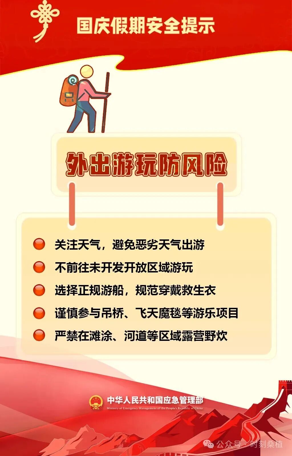 国庆假期安全提示