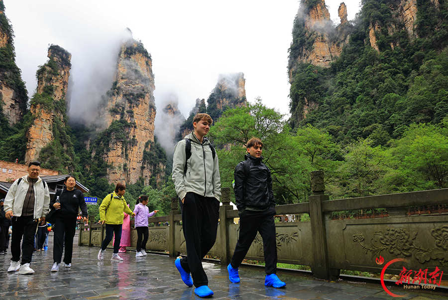 烟雨峰林间 人在画中游