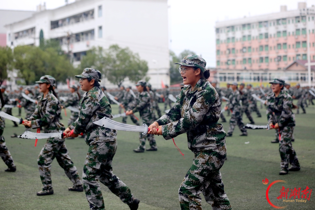 戎装列阵砺青春！湖南财工职院举行2026级新生军训成果展示暨总结颁奖大会