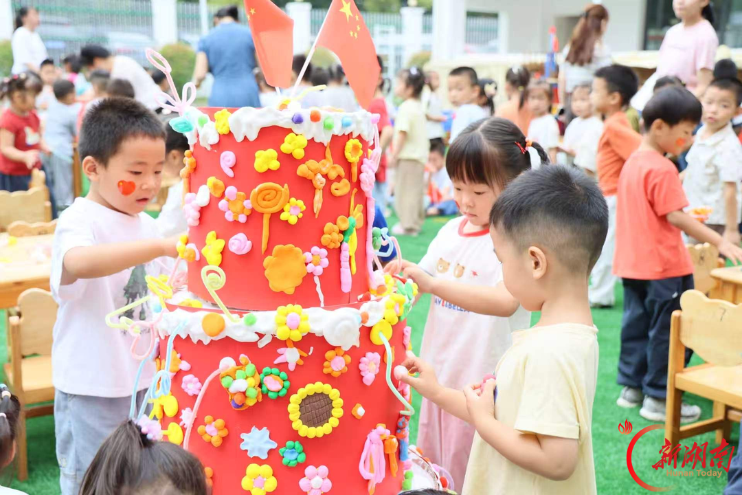 花式告白祖国！石鼓区各校（园）多彩活动迎国庆