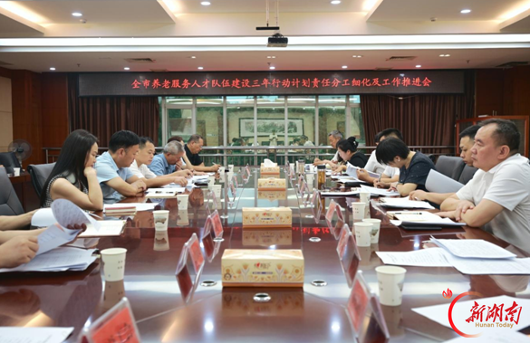娄底市召开养老服务人才队伍建设三年行动计划责任分工细化及工作推进会
