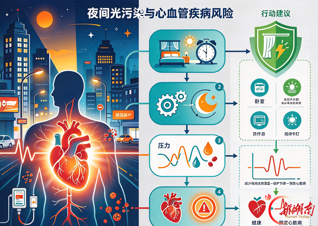 长期夜间光照过度会损伤心脏?专家:会削弱心脏功能,引发心力衰竭!