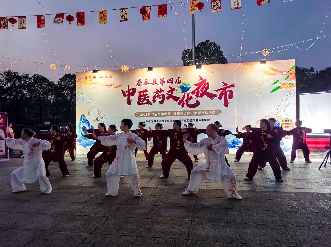 嘉禾:举办中医夜市活动