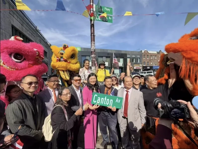 美国纽约挂牌“广东大道”，纽约市议员庄文怡发声