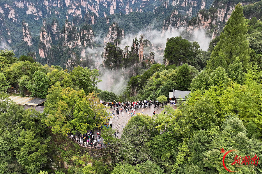 峰林迎客