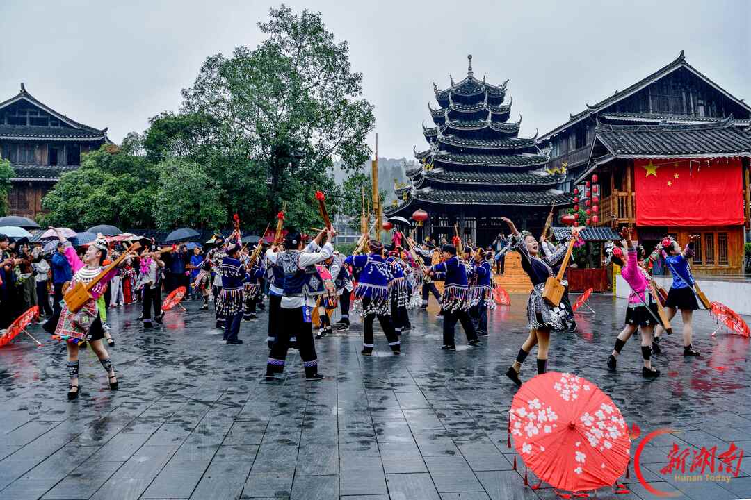 国庆七天 乐在五溪|通道皇都侗寨走村巡游
