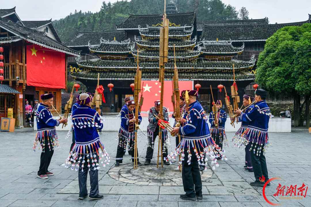 国庆七天 乐在五溪|通道皇都侗寨走村巡游