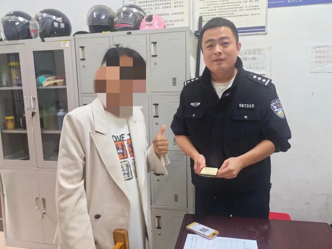 万元黄金手镯车内被盗!武冈公安快速破案