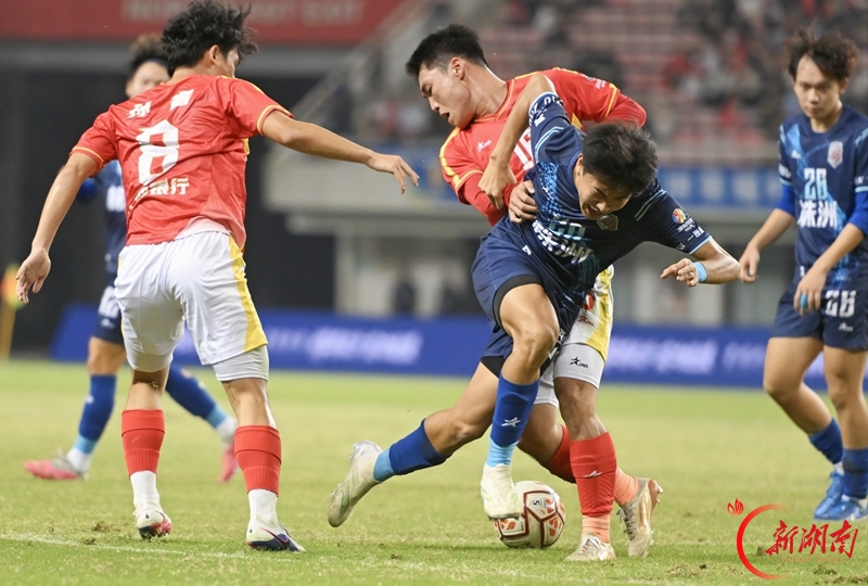 “湘超”第十轮：长沙1比0胜株洲 提前锁定八强