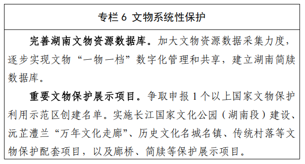 建设“三大文博品牌”,湖南发布“十五五”文物事业发展规划