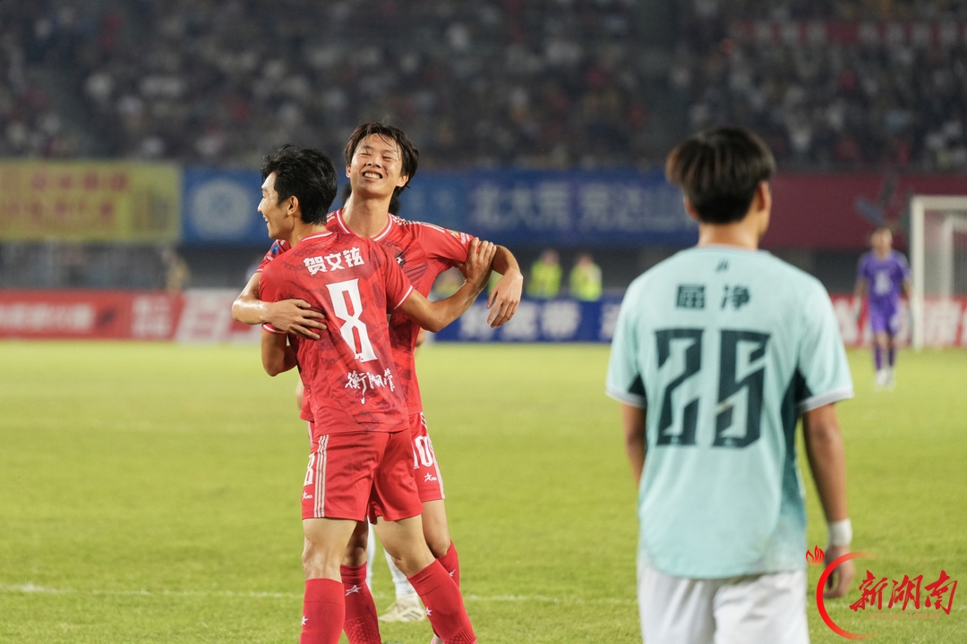 “湘超”第十轮：衡阳队3比0战胜张家界队