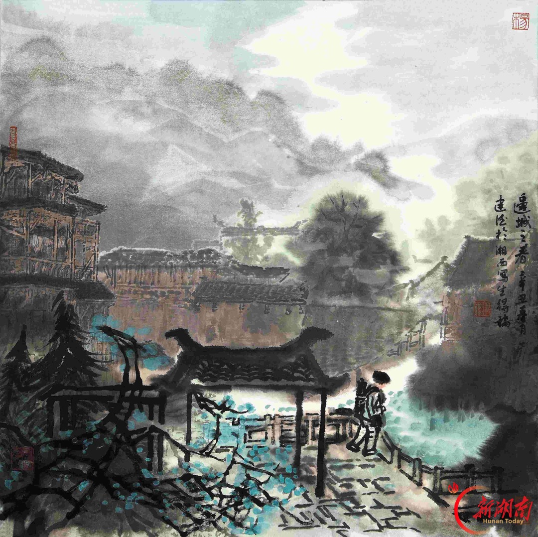 倾心描绘阳光下的生活画卷 杨建德作品欣赏丨湘聚京华