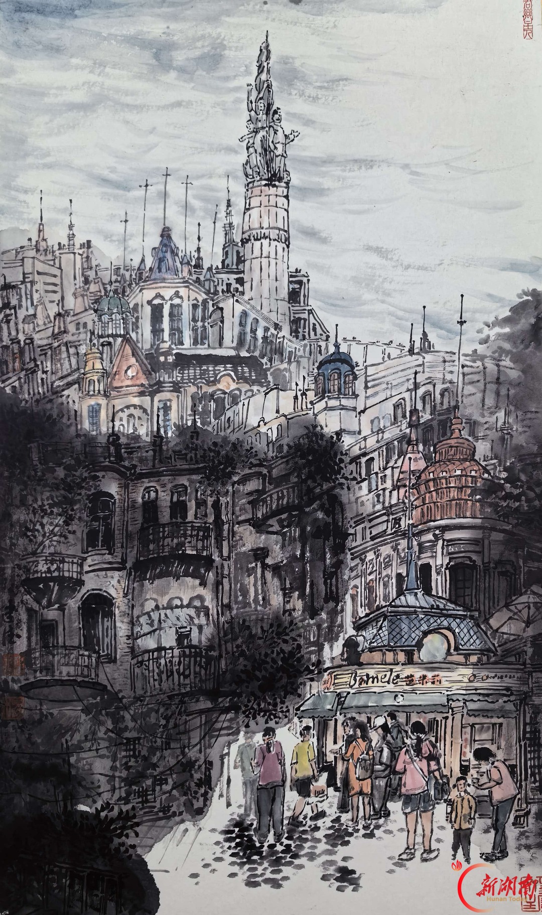 倾心描绘阳光下的生活画卷 杨建德作品欣赏丨湘聚京华