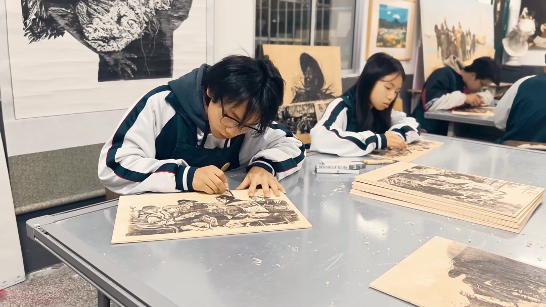 一把刻刀，刻出家乡模样！汝城90后教师带学生把古祠堂“搬”进版画课堂