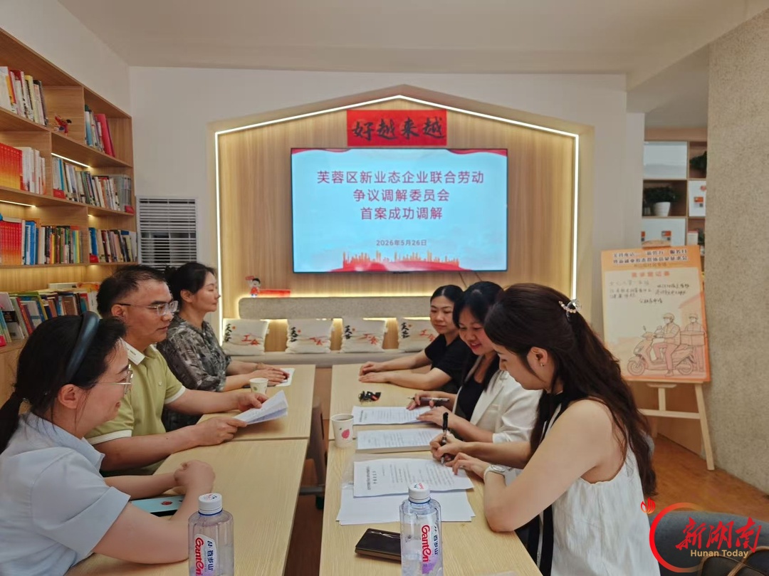 红心领调 先锋护薪，芙蓉区以“党建+调解”探索劳动争议基层化解新路径