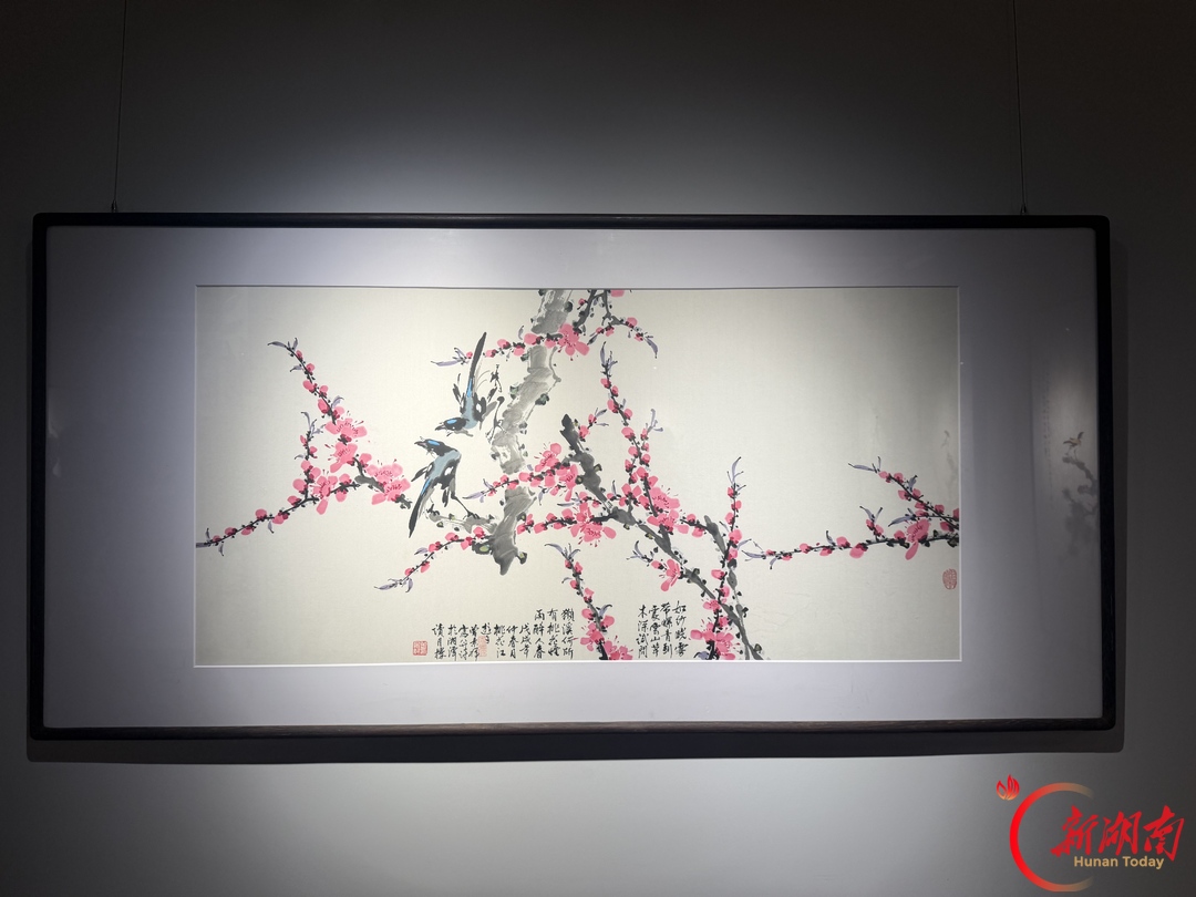 赴一场花鸟之约!“不尽清香淡淡来——曾景祥写意花鸟画展”在湘潭开幕