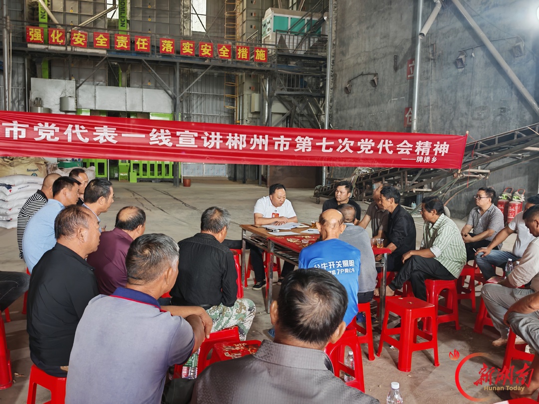 安仁县牌楼乡:一线宣讲市党代会精神