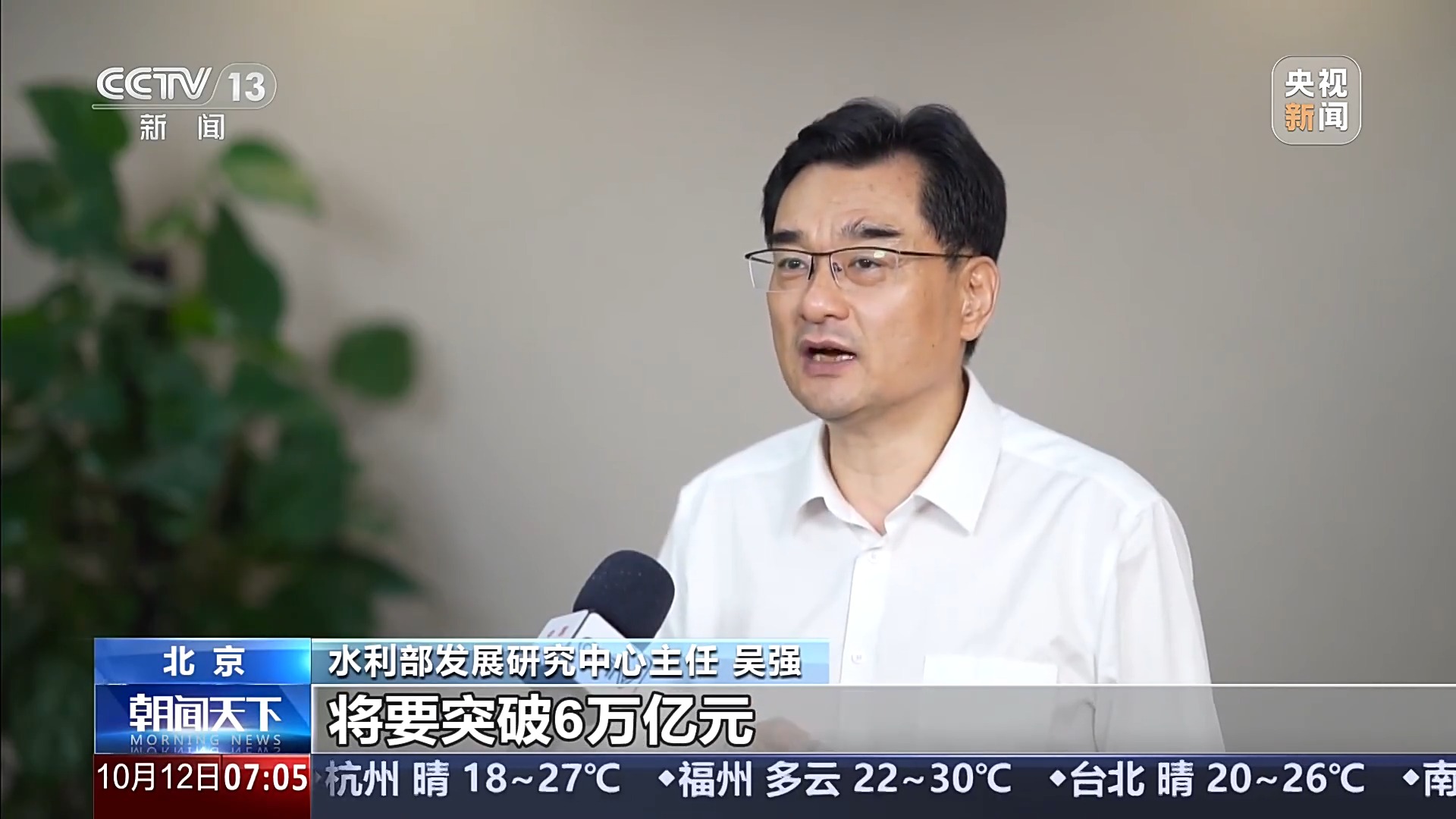 “十五五”时期国家水网建设投资需求将突破6万亿元