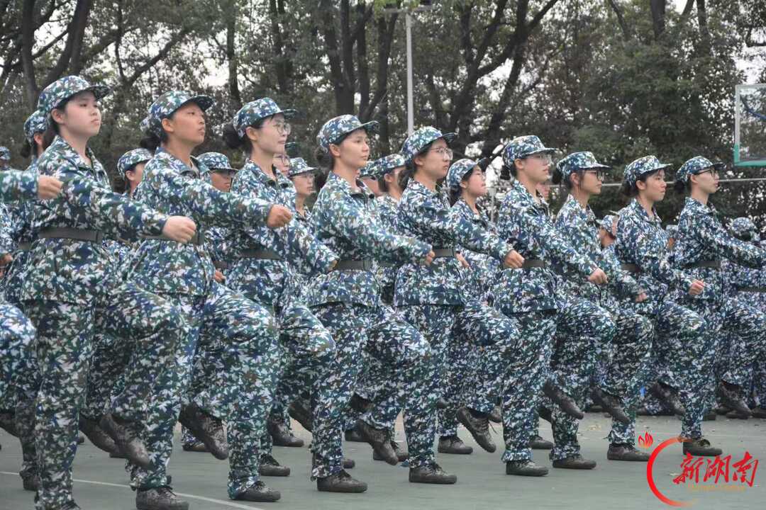 青春正步走丨湖南科技大学教育学院十四连军训纪实
