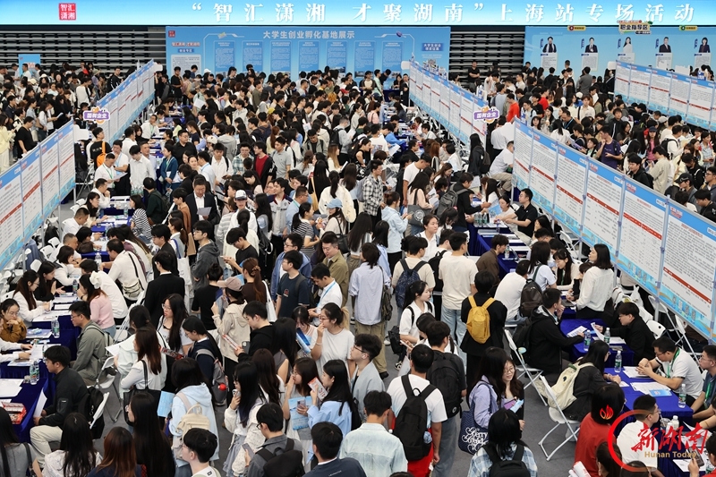 “智汇潇湘 才聚湖南”上海站专场招聘活动举行