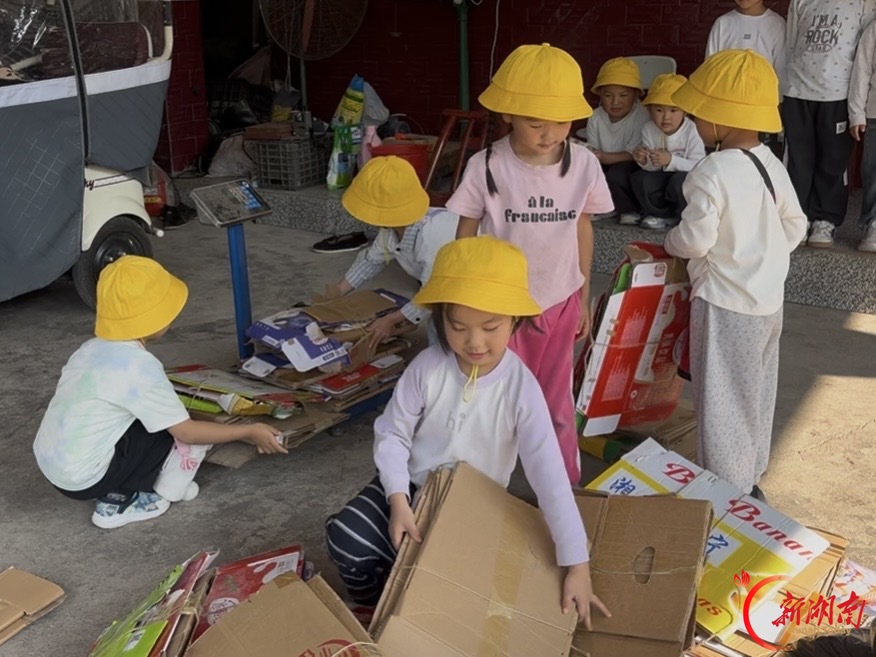石门县洞国幼儿园:废品回收变课堂 劳动实践润童心