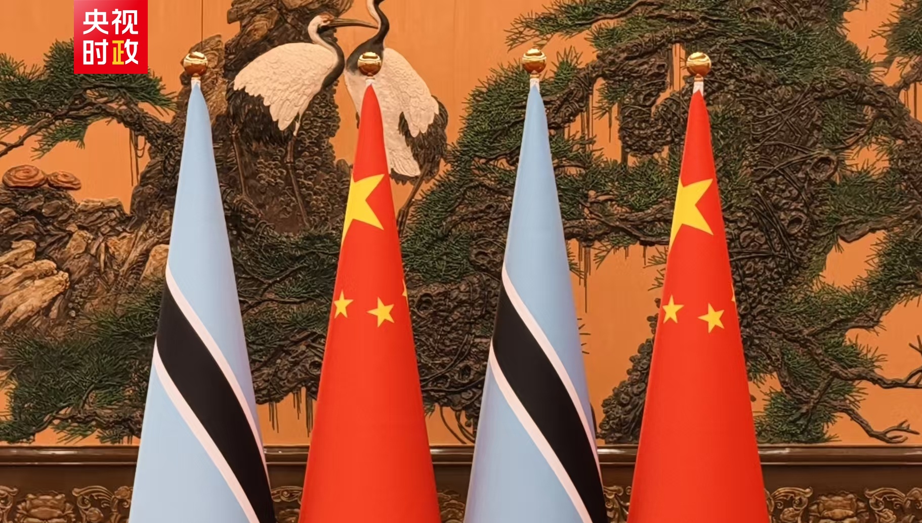 习近平同博茨瓦纳总统博科会谈