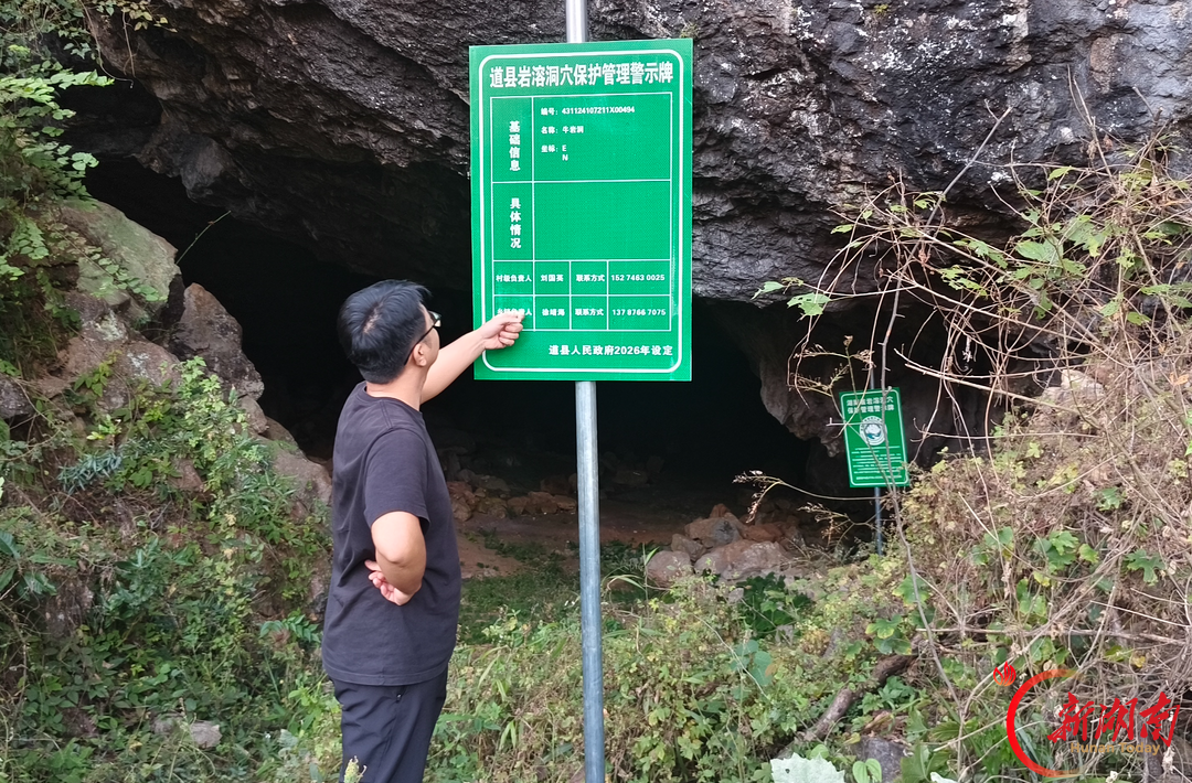 道县四马桥镇:“一洞一档”护溶洞 守好地下生态安全