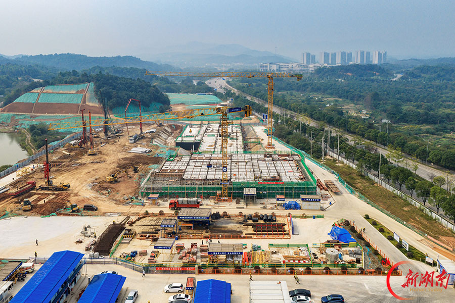 梅溪湖木棉中学加速建设