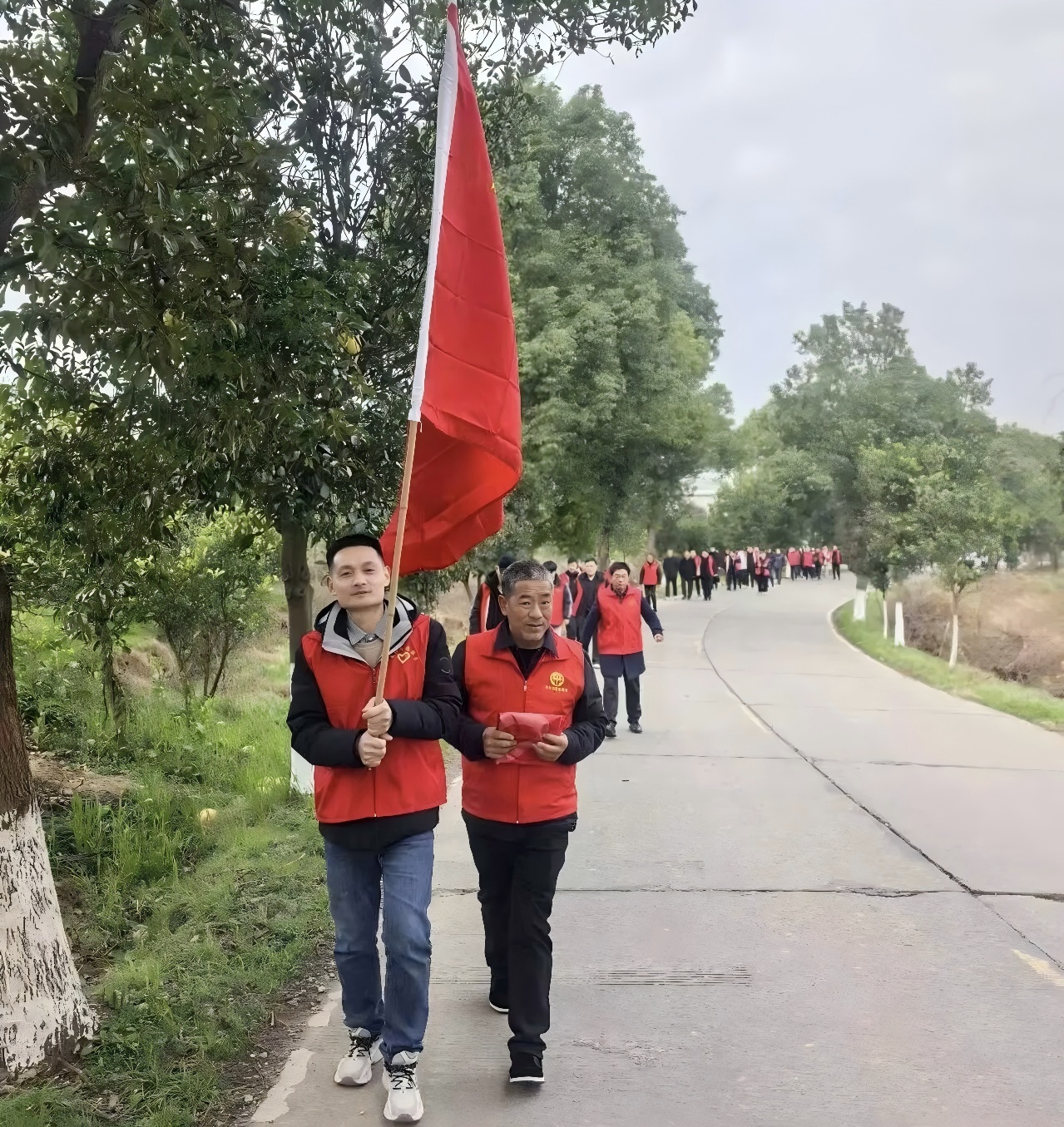 志愿红沁润乡土!“走向复兴”成澧县复兴镇最暖名片