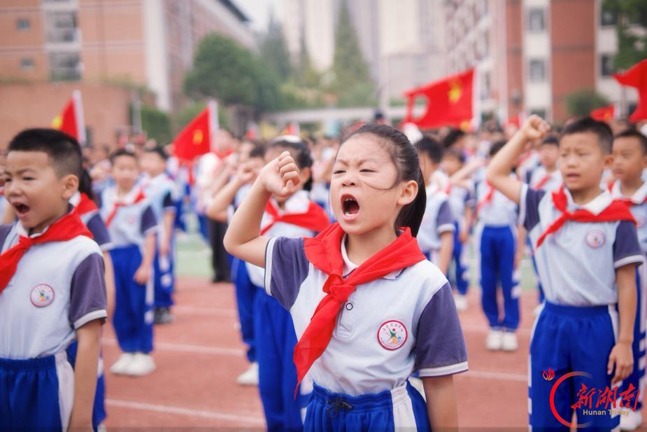 南县实验学校举办二年级新队员入队仪式