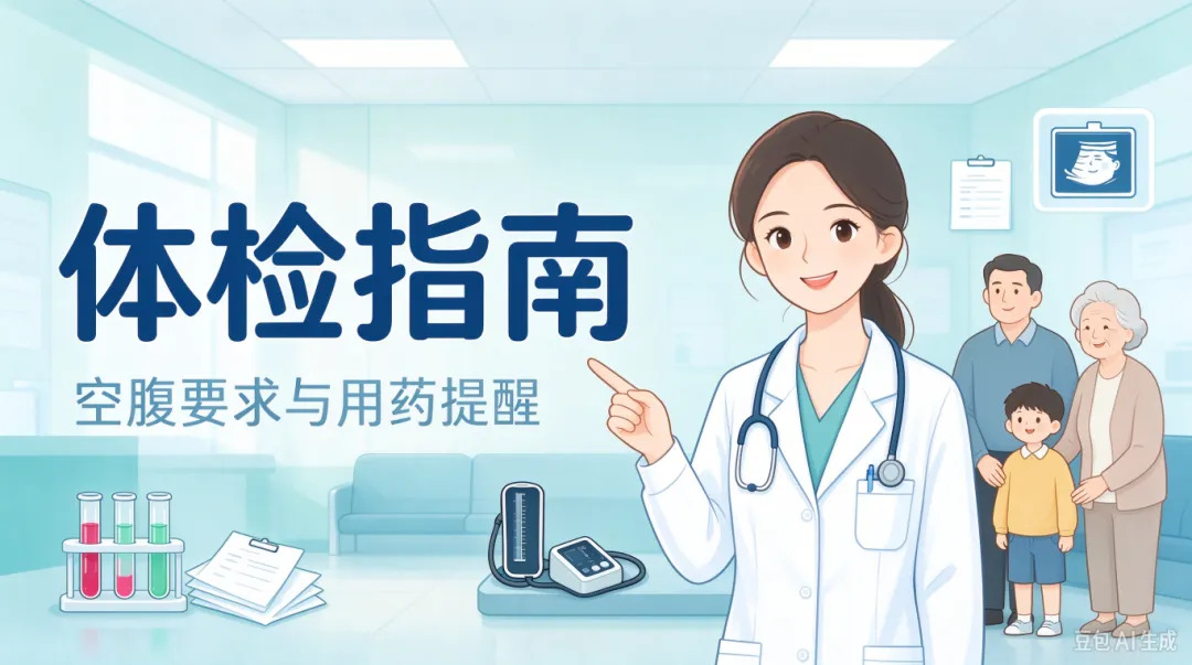 郴州市中医医院丨体检别白做!要空腹吗?降压药能吃吗?这些注意事项请收好