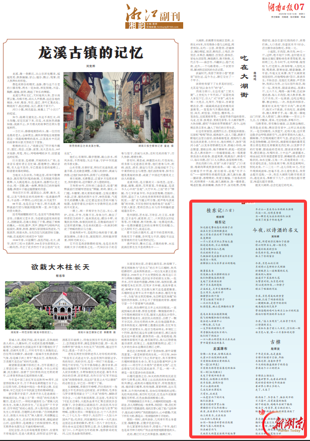 今夜,以诗酒的名义丨湘江副刊·湘韵