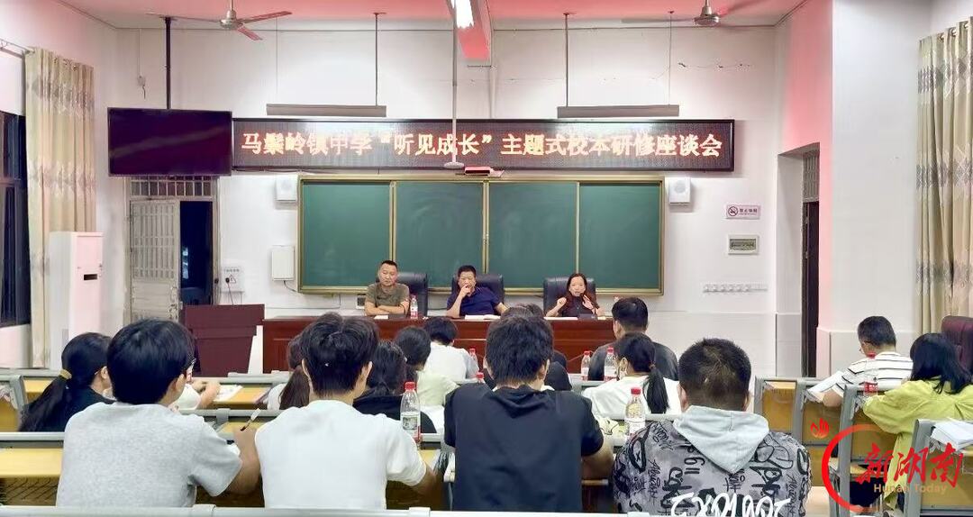桃源县马鬃岭镇中学:聚焦听课研修 赋能新教师成长