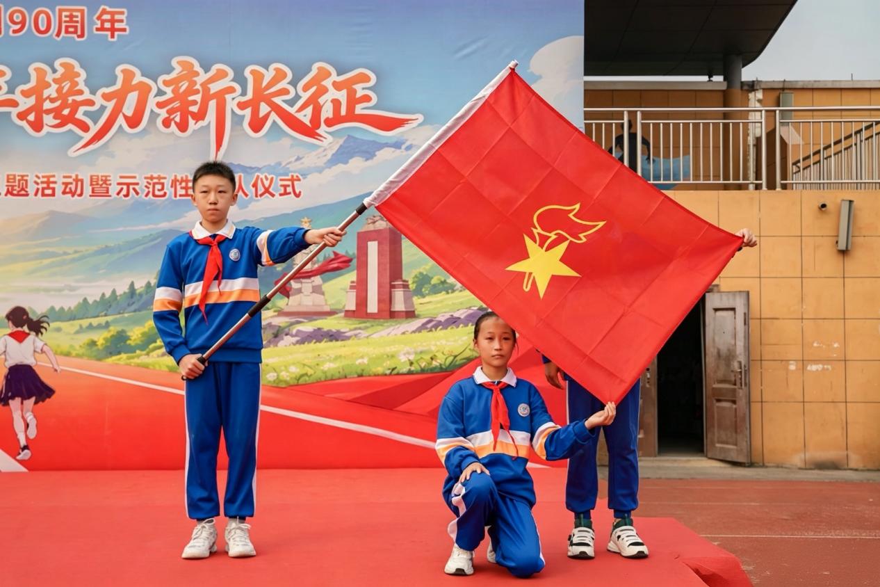 “高举队旗跟党走 少年接力新长征”——2026年麻阳苗族自治县“十・一三”少先队建队纪念日主题活动暨示范性少先队入队仪式圆满举行