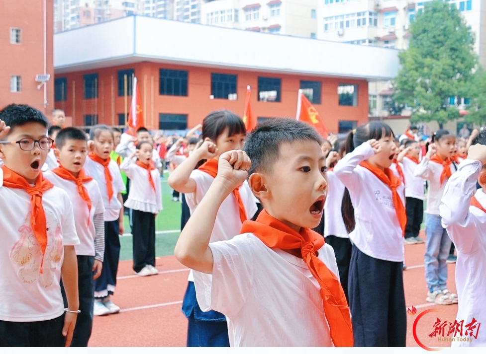 南县五小教育集团举行新队员入队仪式暨“文明素养之星”评选启动仪式