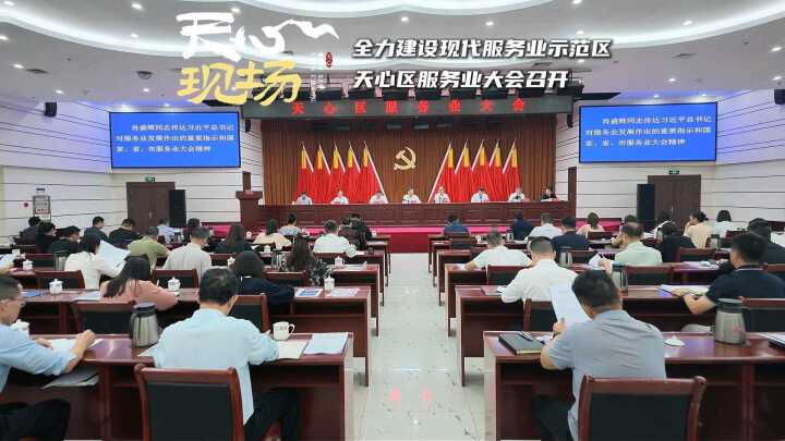 全力建设现代服务业示范区 天心区服务业大会召开