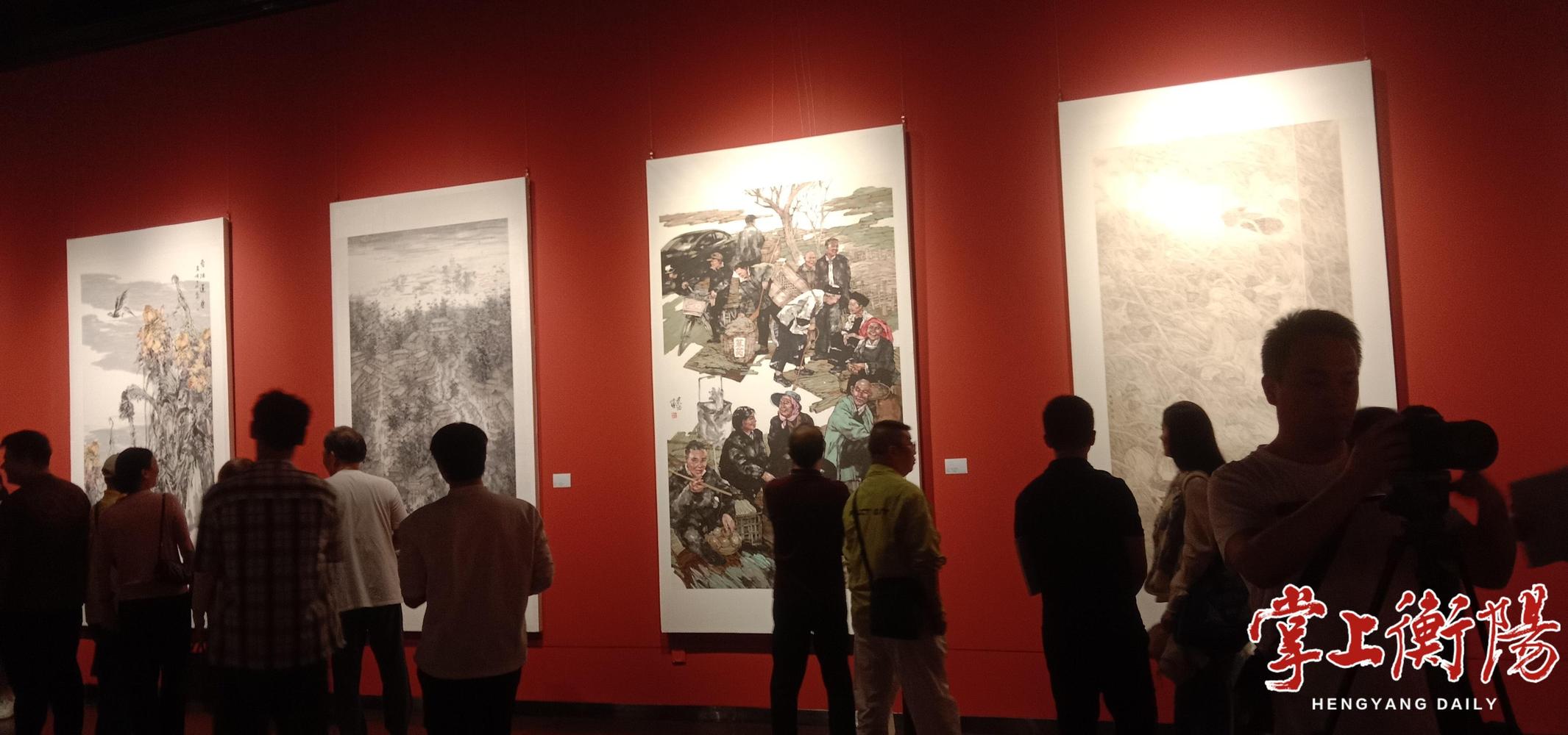 诗意潇湘——2026•湖南当代中国画展在市美术馆开幕